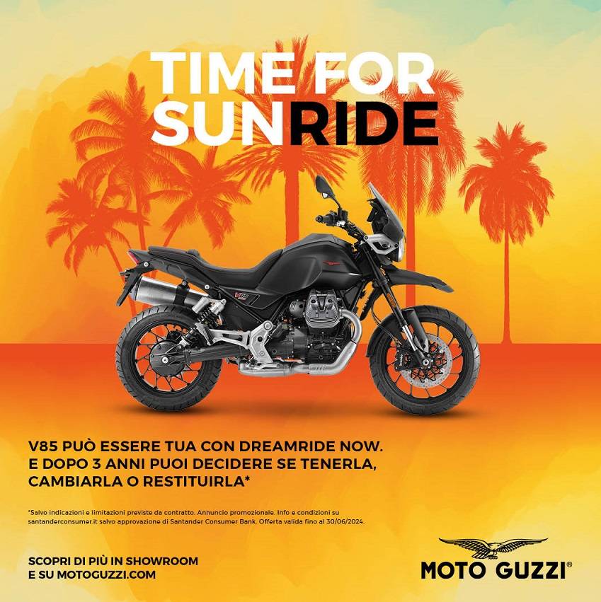 Promo Moto Guzzi V85 giugno 2024 - Post IG