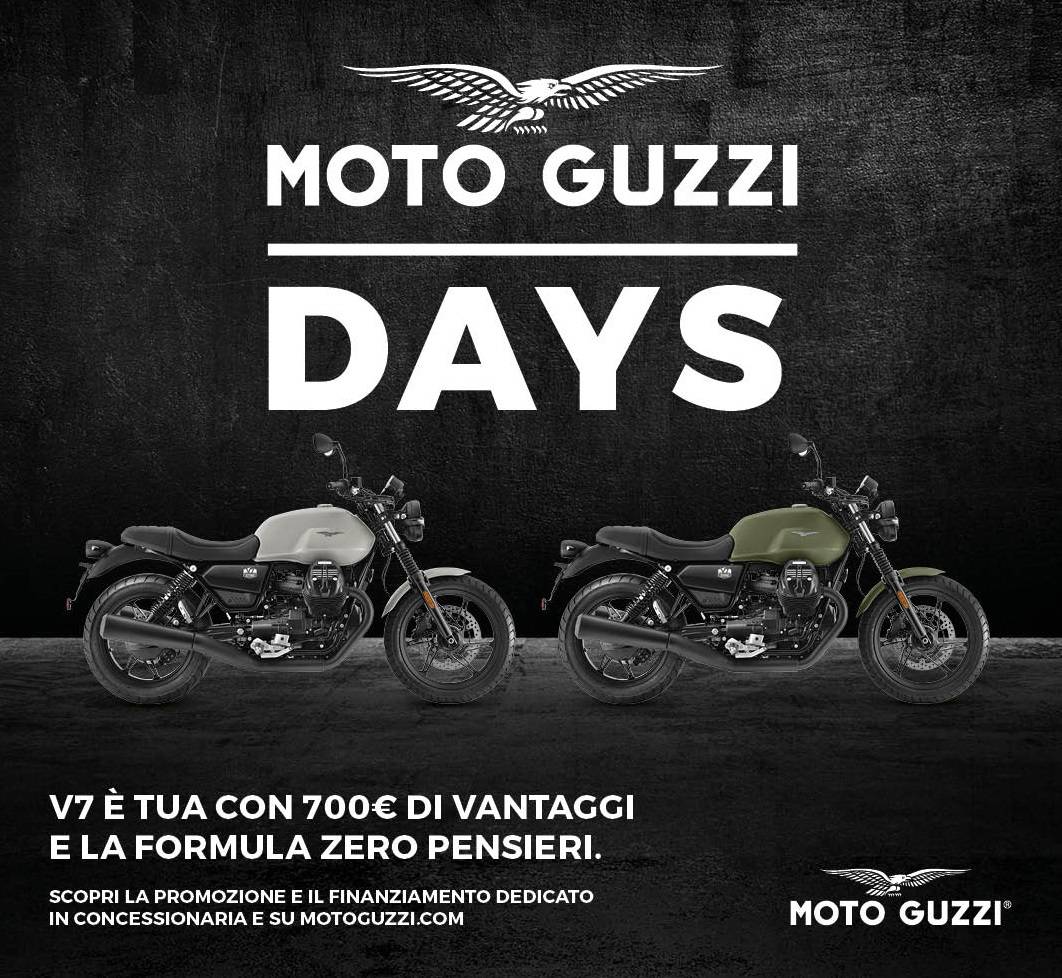 Promo Moto Guzzi V7 Open Doors Post IG