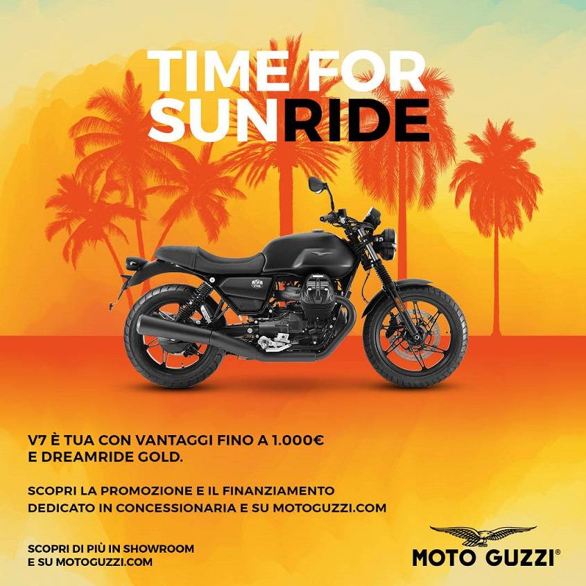 Promo Moto Guzzi V7  giugno 2024 - Post IG